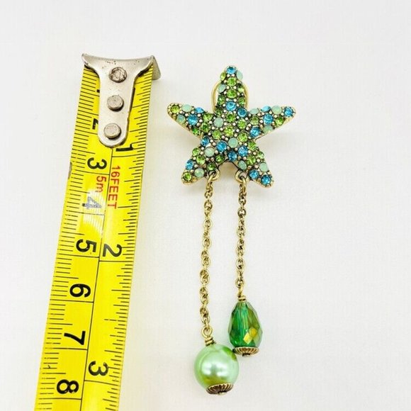 HEIDI DAUS "Sparkling Starfish" Set Necklace Matching Earrings NWOT - Picture 3 of 10